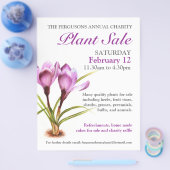 Pflanze Frühjahr Crocus Art Promotion Flyer (Einzeln)