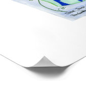 Pflanze für Bienenposter Poster (Ecke)