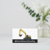 Pflanze für den Bau schwerer Geräte Visitenkarte (Stehend Vorderseite)