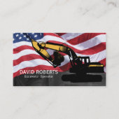 Pflanze für den Bau von Baggern Visitenkarte (Vorderseite)