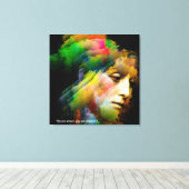 Pflanze für dich leinwanddruck (Insitu (Holzboden))