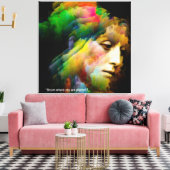 Pflanze für dich leinwanddruck (Insitu (Wohnzimmer))