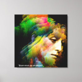 Pflanze für dich leinwanddruck