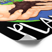 Pflanze für die Erde Poster (Ecke)