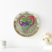 Pflanze für kulinarische Genießer Große Wanduhr (Zuhause)