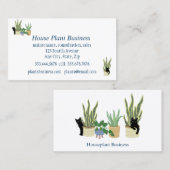 Pflanze für kundenspezifische Anwendungen Visitenkarte (Vorne/Hinten)