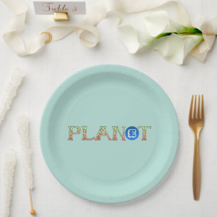 Pflanze für unseren Planeten Pappteller