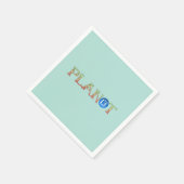 Pflanze für unseren Planeten Serviette (Ecke)