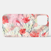 Pflanze für Wasserfarben Blume Muster Case-Mate iPhone Hülle (Rückseite (Horizontal))