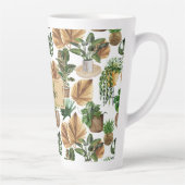 Pflanze für Wasserfarben Boho Indoor House Milchtasse (Rechts)