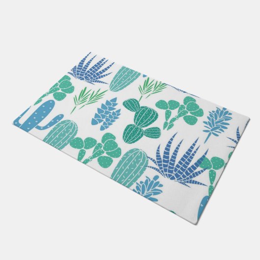 Pflanze Fußmatte (Schrägansicht)