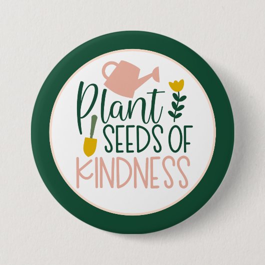 Pflanze Garden Nature Button (Vorderseite)