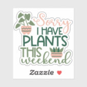 Pflanze Garden Nature Sticker (Blatt)