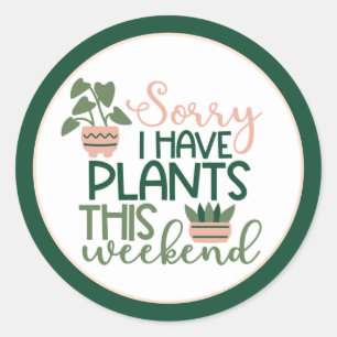 Pflanze Garden Nature Sticker