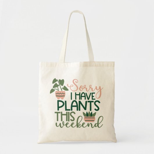 Pflanze Garden Naturel Tragetasche (Vorne)