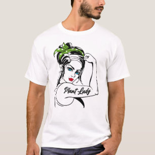 Pflanze Gartenarbeit Lady Rosie The Riveter T-Shirt