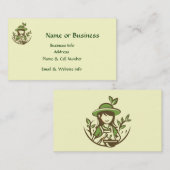 Pflanze Gartengeschäft oder Service Visitenkarte (Vorne/Hinten)