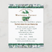 Pflanze Gartenservice, Gartenbau Flyer (Vorne)