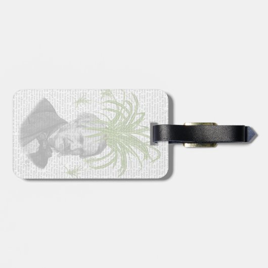 Pflanze Gepäckanhänger (Rückseite horizontal)