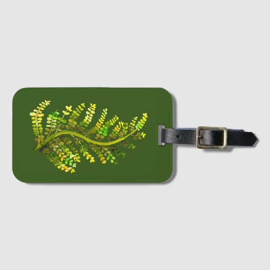 Pflanze Gepäckanhänger (Vorderseite (Horizontal))