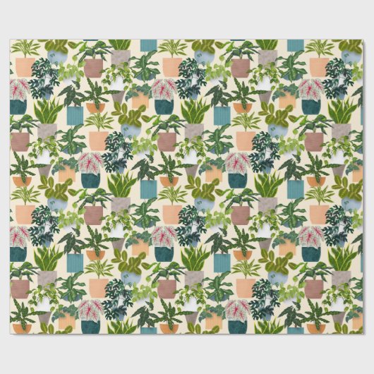 Pflanze Geschenkpapier (Flach)