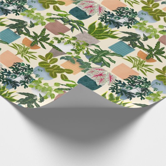 Pflanze Geschenkpapier (Ecke)