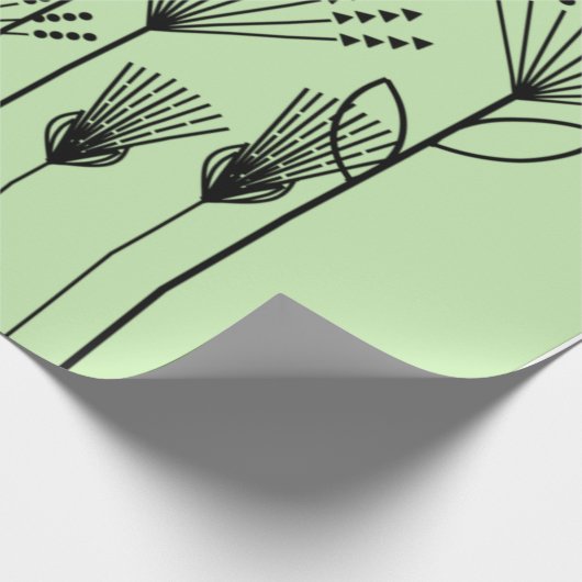 Pflanze Geschenkpapier (Ecke)