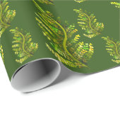 Pflanze Geschenkpapier (Rolleneckpunkt)