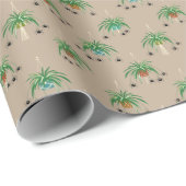 Pflanze Geschenkpapier (Rolleneckpunkt)