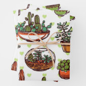 Pflanze Geschenkpapier Set (Beispiel)