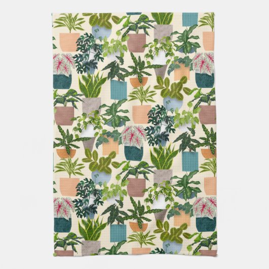Pflanze Geschirrtuch (Vertikal)