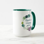 Pflanze Glück | Happines kauft Pflanze Tasse (VorderseiteRechts)