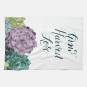 Pflanze Glück | Liebe der Ernte Geschirrtuch (Horizontal)