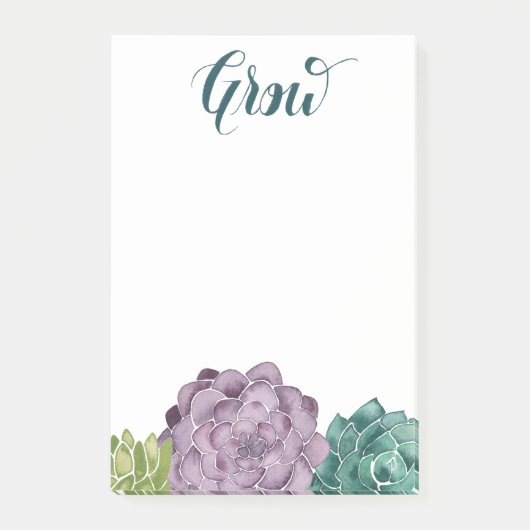 Pflanze Glück | Liebe der Ernte Post-it Klebezettel (Vorderseite)