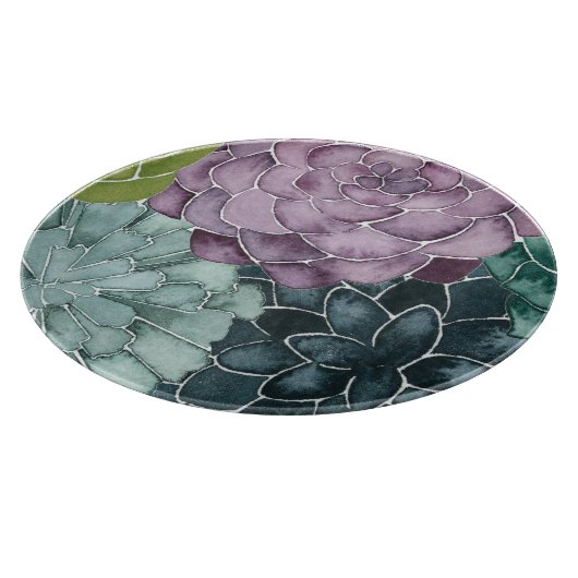 Pflanze Glück | Liebe der Ernte Schneidebrett (Ecke)