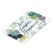 Pflanze Glück | Liebe Lachen Glück Magnet (Linke Seite)