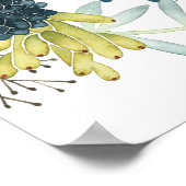 Pflanze Glück | Liebe Lachen Glück Poster (Ecke)