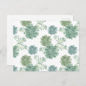 Pflanze Glück | Muster Postkarte (Vorne/Hinten)