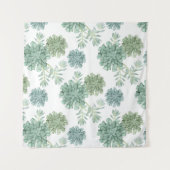 Pflanze Glück | Muster Wandteppich (Vorderseite (Horizontal))