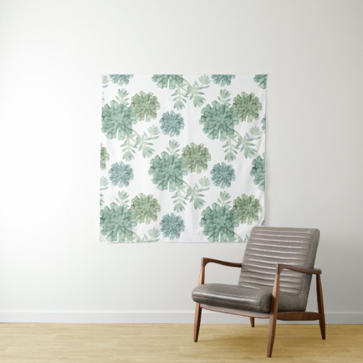 Pflanze Glück | Muster Wandteppich (Beispiel (Horizontal))