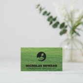 Pflanze | Gras | Landscaping Business Card Visitenkarte (Stehend Vorderseite)