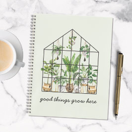 Pflanze "Green Tropical House" Notizblock
