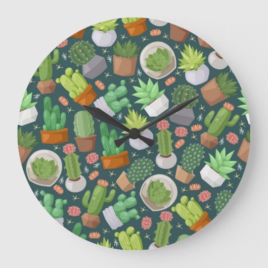Pflanze Große Wanduhr (Vorderseite)