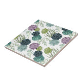 Pflanze Happiness Collection Sukkuläres Muster Fliese (Seite)