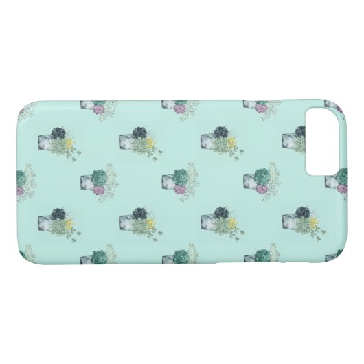 Pflanze Happy Collection | Sukkulturen Case-Mate iPhone Hülle (Rückseite (Horizontal))