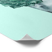 Pflanze Happy Collection | Sukkulturen Poster (Ecke)