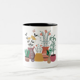 Pflanze Happy Zweifarbige Tasse