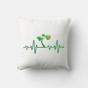 Pflanze Heartbeat - Botany Botanist Gardens Pflanz Kissen
