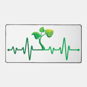 Pflanze Heartbeat - Botany Botanist Gardens Pflanz Schreibtischunterlage