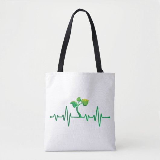 Pflanze Heartbeat - Botany Botanist Gardens Pflanz Tasche (Vorderseite)